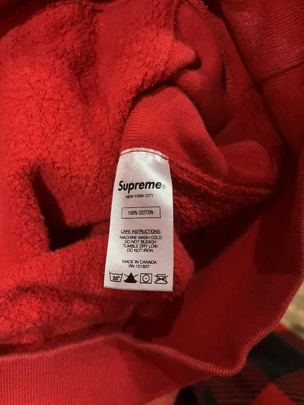 Supreme Supreme Red Hoodie - image 5