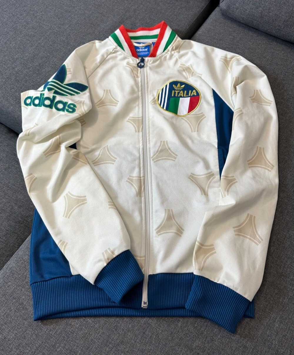 Adidas × Retro Jacket × Soccer Jersey Italy Adida… - image 1
