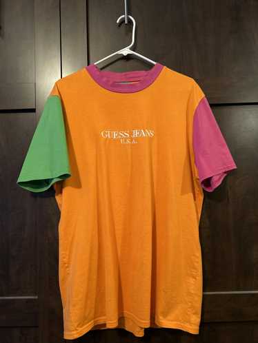 Guess jeans sean outlet wotherspoon pink crewneck