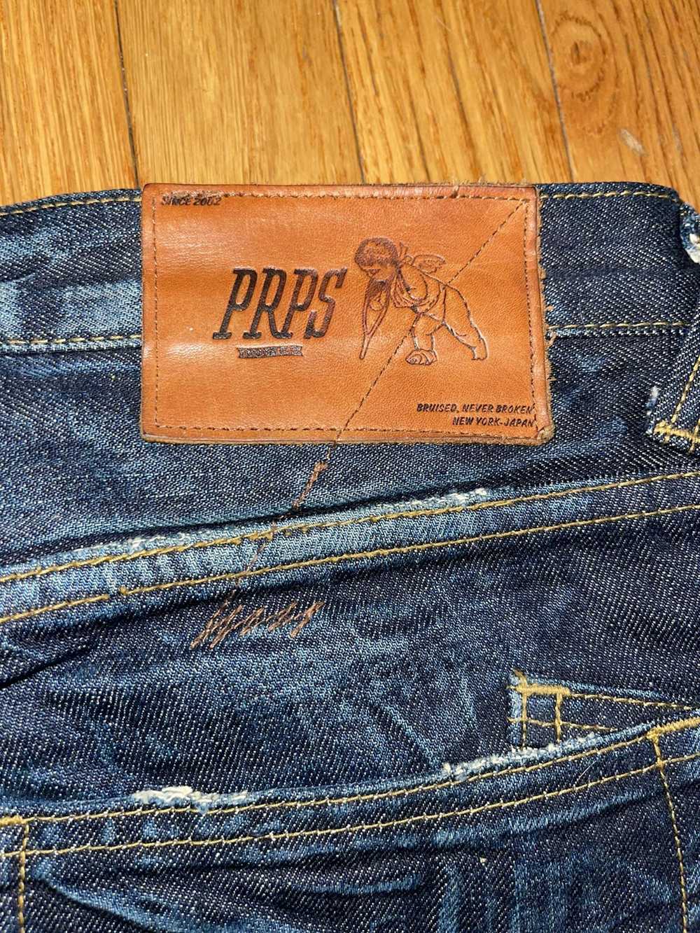 Designer × Distressed Denim × Prps Pros Indigo Bl… - image 3