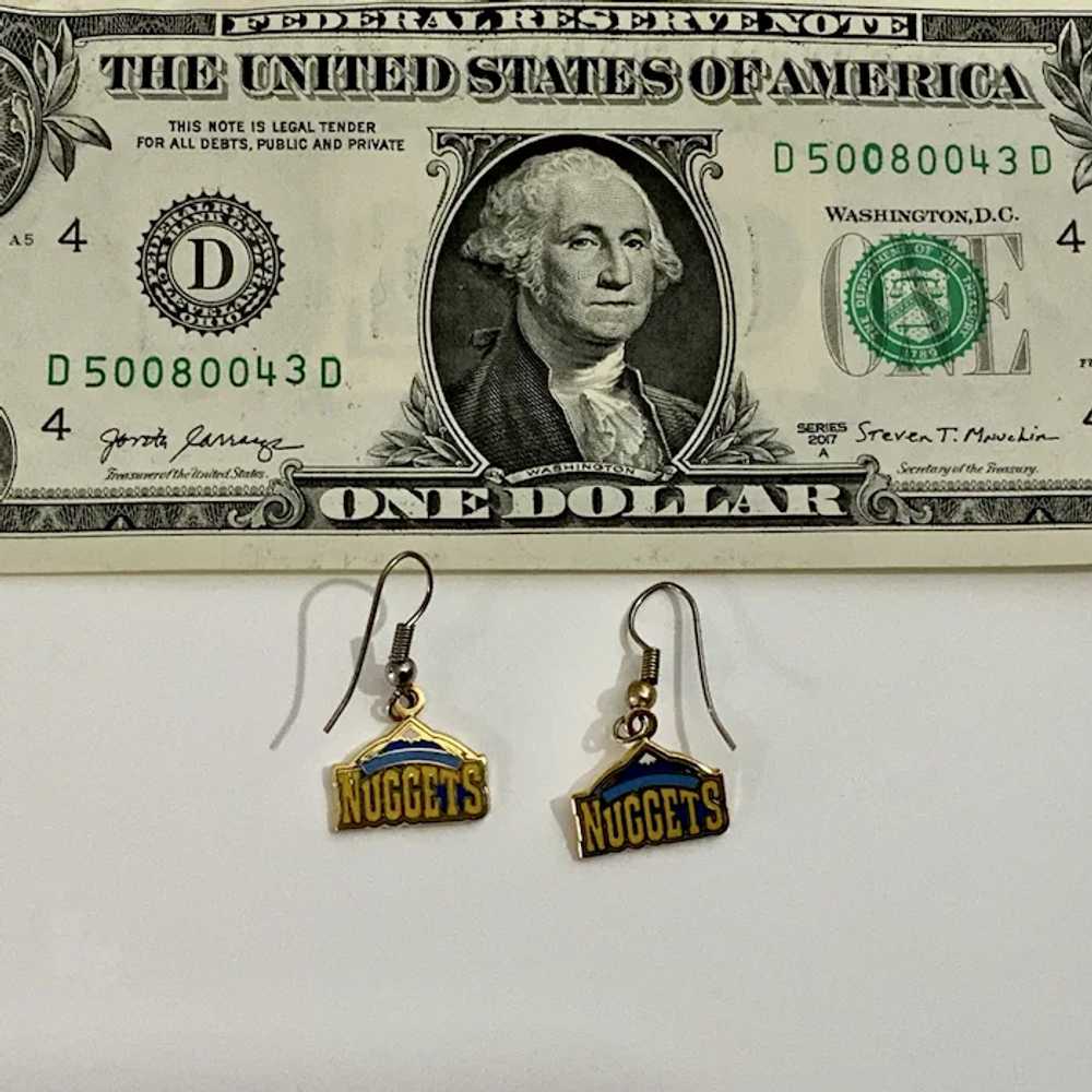 Denver Nuggets NBA Basketball Earrings For Pierce… - image 2