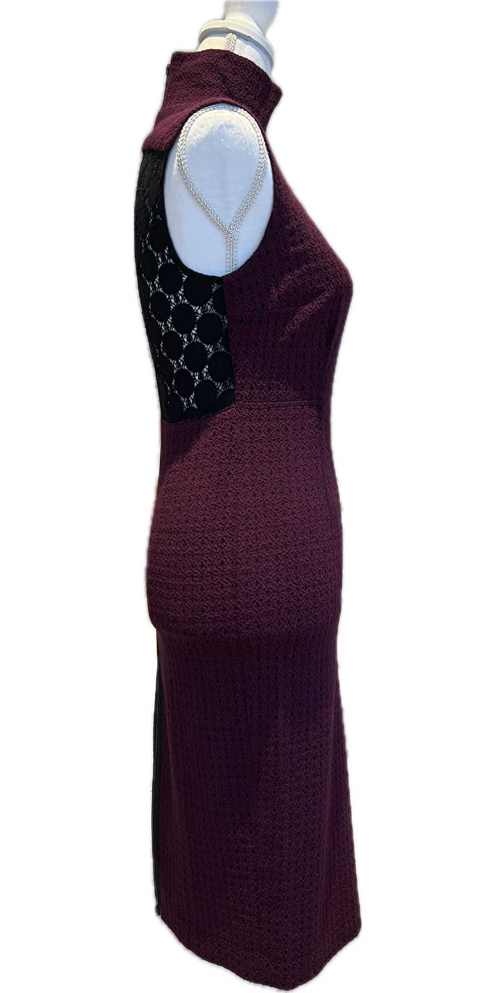 Tracy Reece Purple Stretch Lace Dress, S - image 2