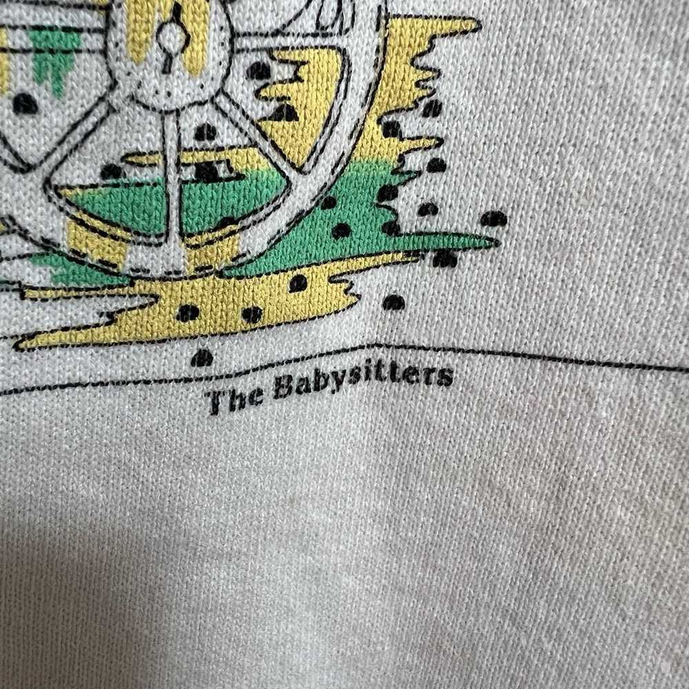 Jerzees Vintage Sweatshirt The Babysitters Graphi… - image 7