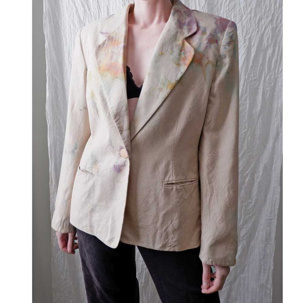 Ann May 90s silk hand dyed blazer (M) | Used,… - image 2