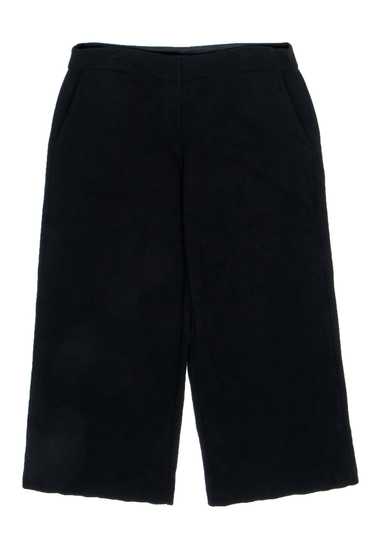 Eileen Fisher - Black Milano Viscose Knit Tapered 