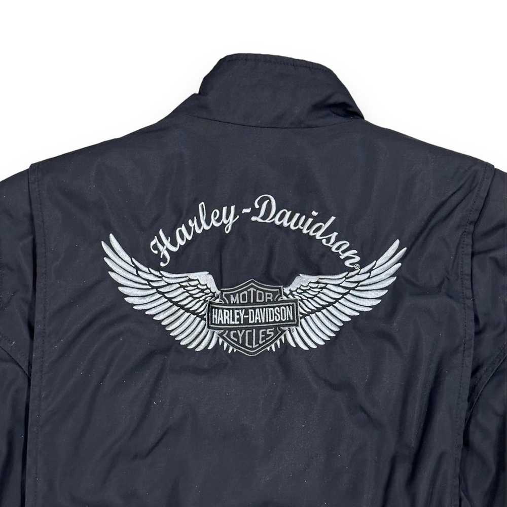 Harley Davidson Black Motorcycle Riding Jacket - image 4