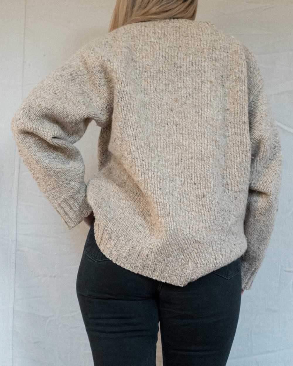Vintage Chunky Knit Fisherman Sweater (S/M) - image 5