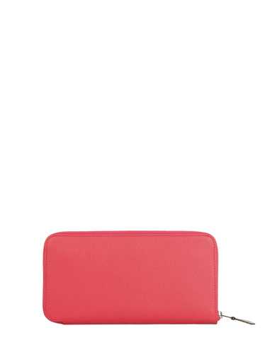 Hermes Pink Epsom Leather Silk'In Long Wallet