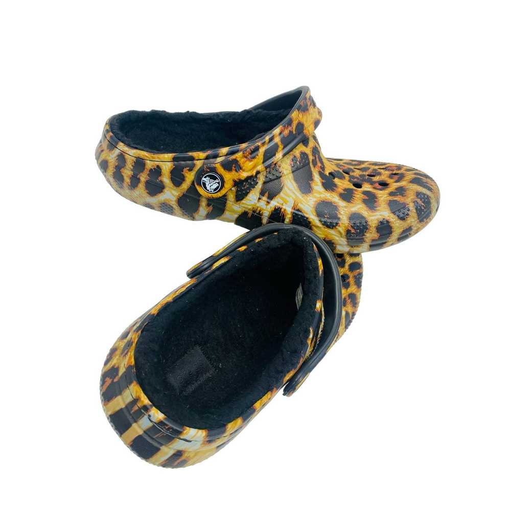 Crocs classic lined animal/leaopard print crocs w… - image 3