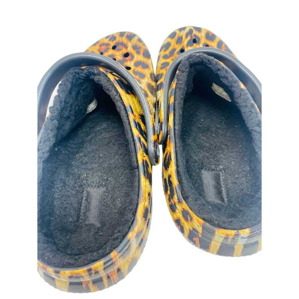 Crocs classic lined animal/leaopard print crocs w… - image 8