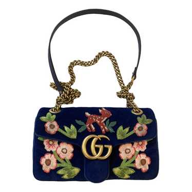 Gucci Gg Marmont Flap velvet crossbody bag - image 1
