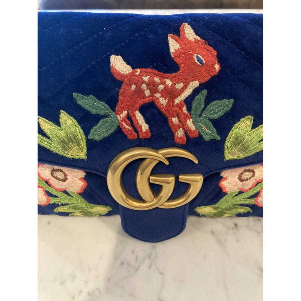 Gucci Gg Marmont Flap velvet crossbody bag - image 4