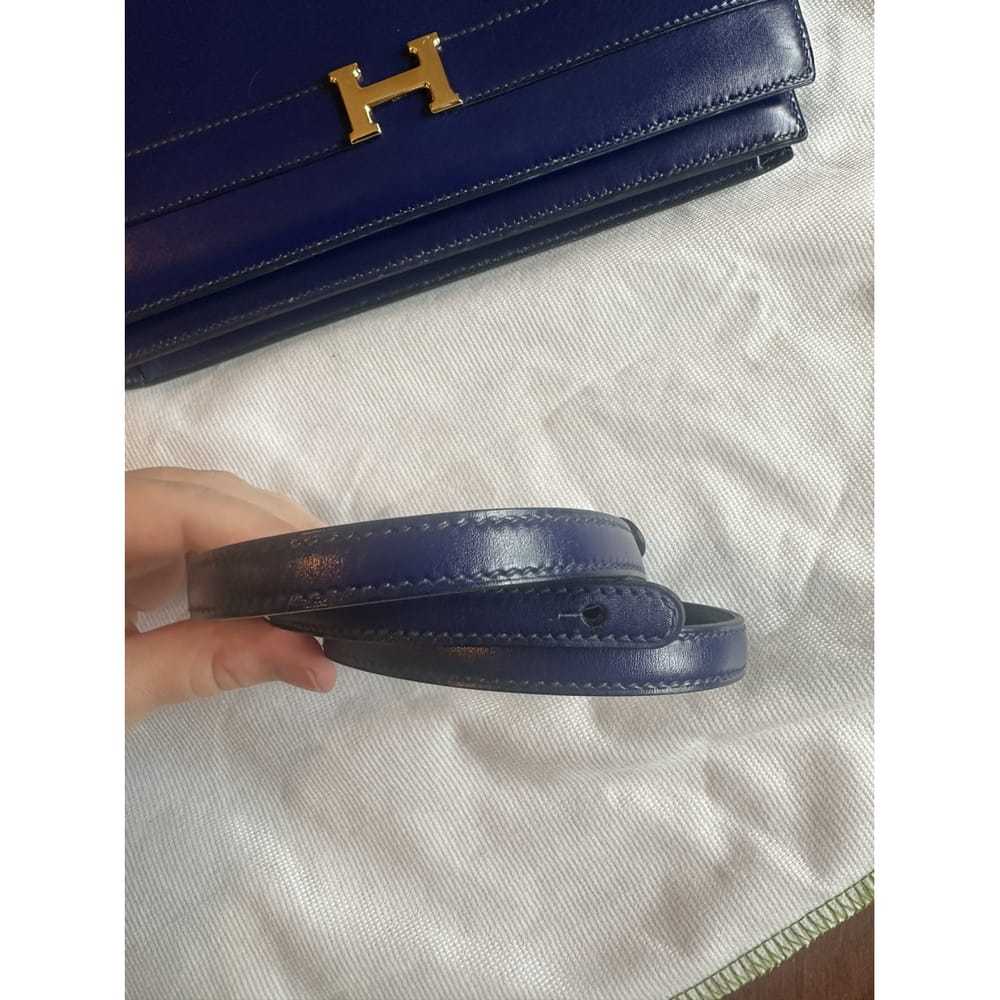 Hermès Leather clutch bag - image 4