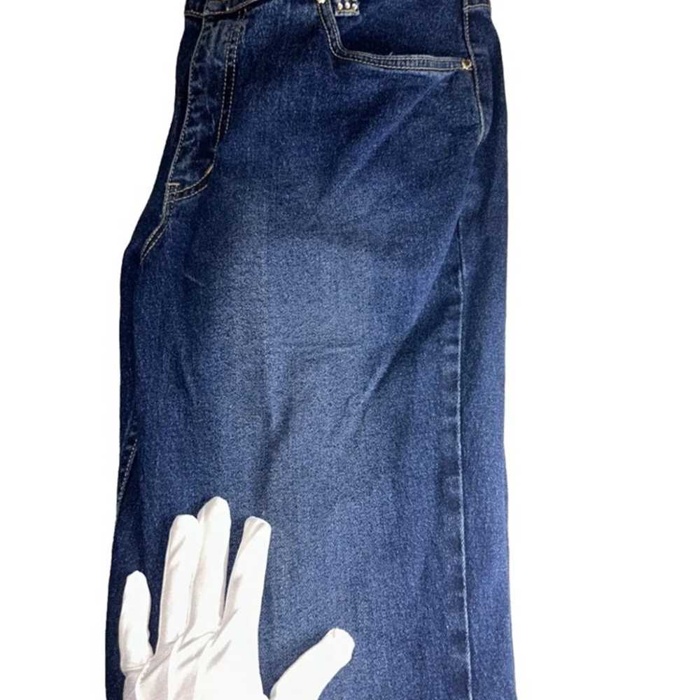VTG Lawman Western Jeans NWOT Studded Womens Size… - image 3