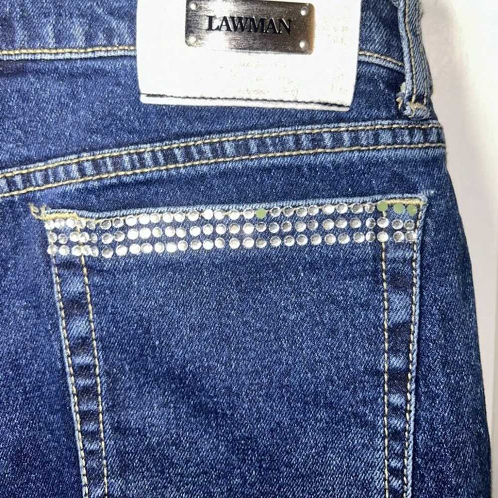 VTG Lawman Western Jeans NWOT Studded Womens Size… - image 5