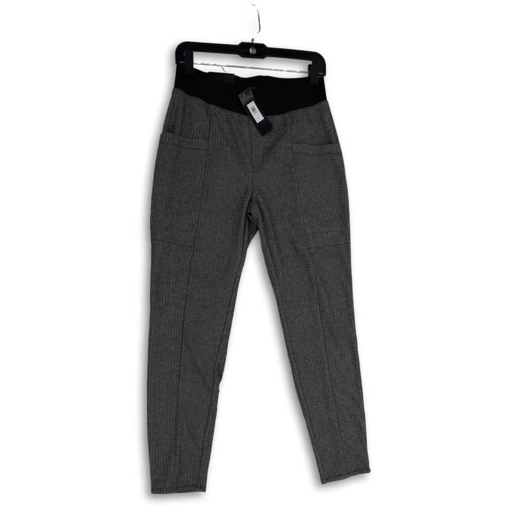 Banana Republic NWT Womens Gray Herringbone Elast… - image 1