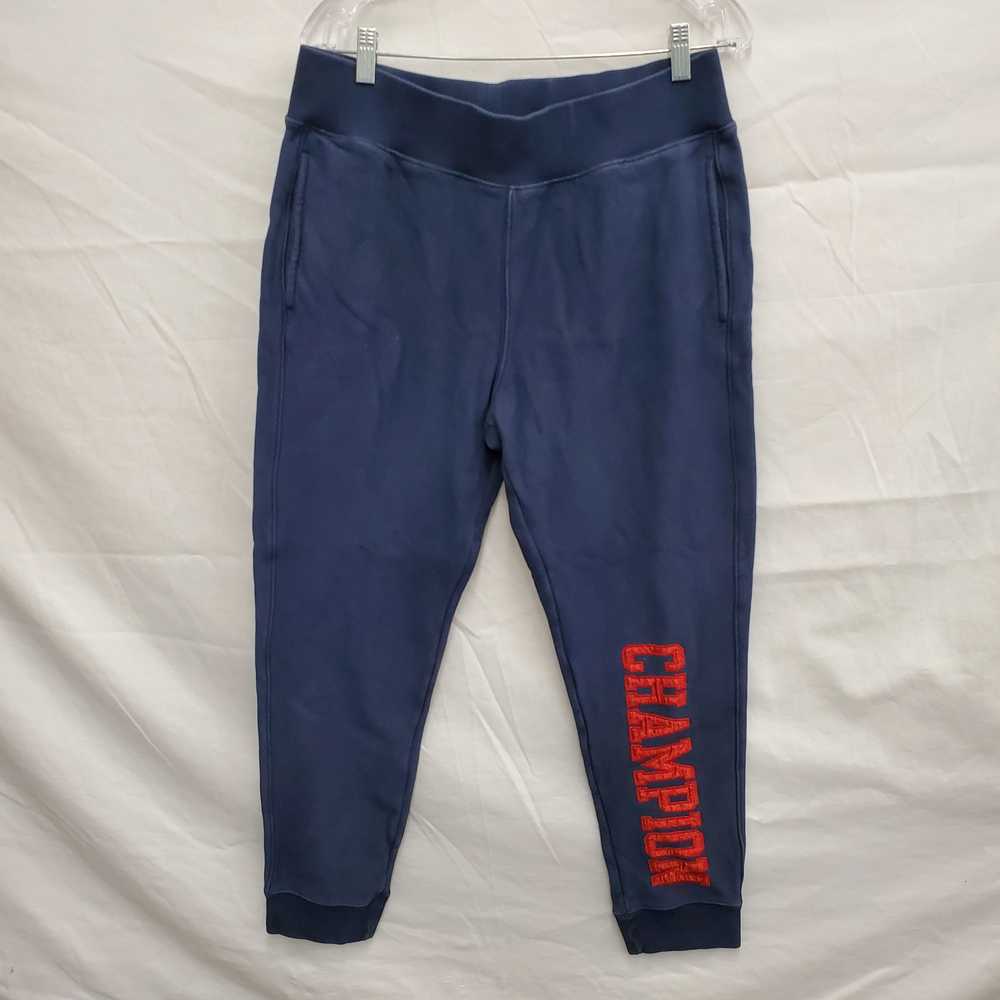 Champion Reverse Weave WM's Blue Cotton Fleece Sw… - image 1