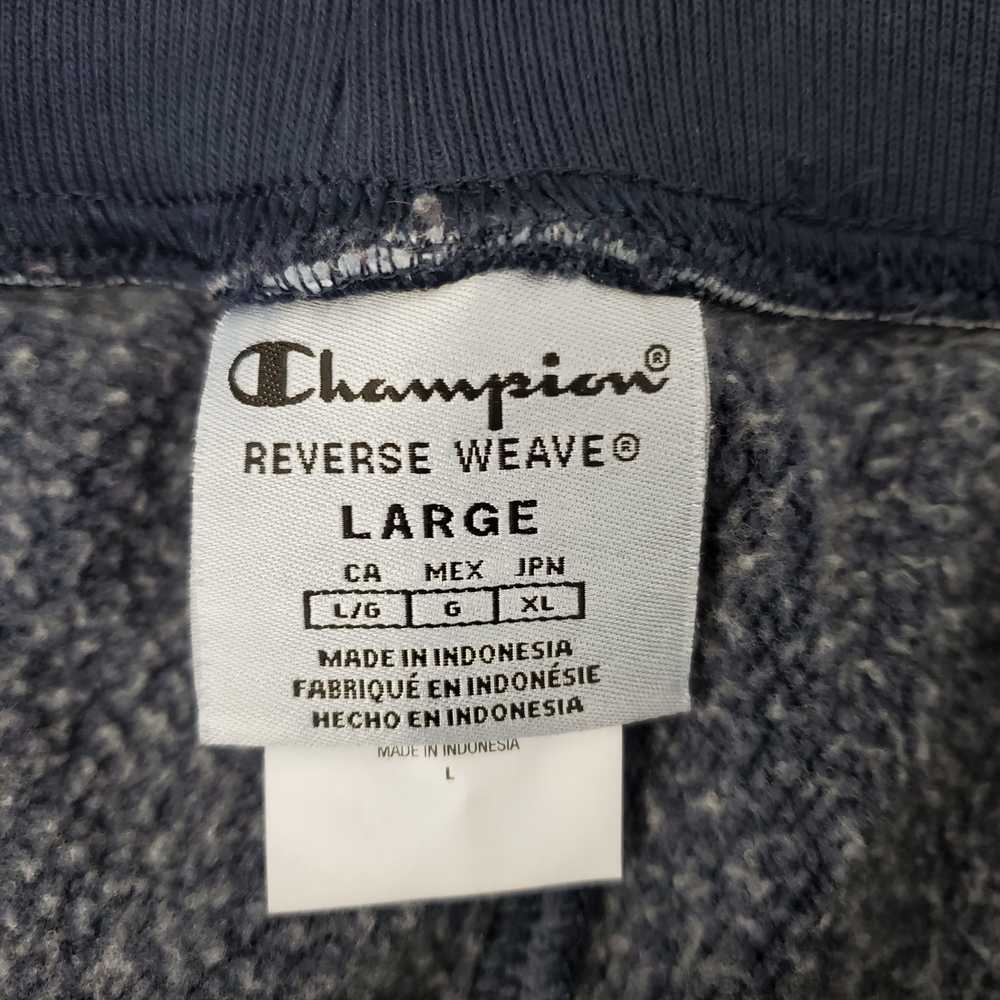 Champion Reverse Weave WM's Blue Cotton Fleece Sw… - image 3