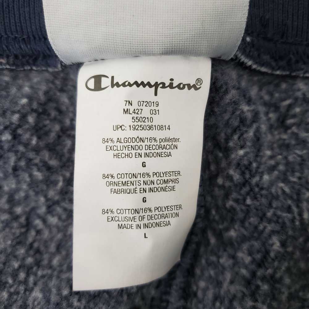 Champion Reverse Weave WM's Blue Cotton Fleece Sw… - image 4