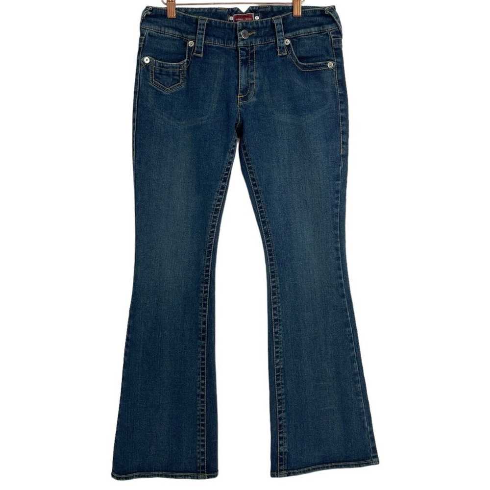 VTG Y2K Tommy Jeans Red Label Premium Denim Mid R… - image 1