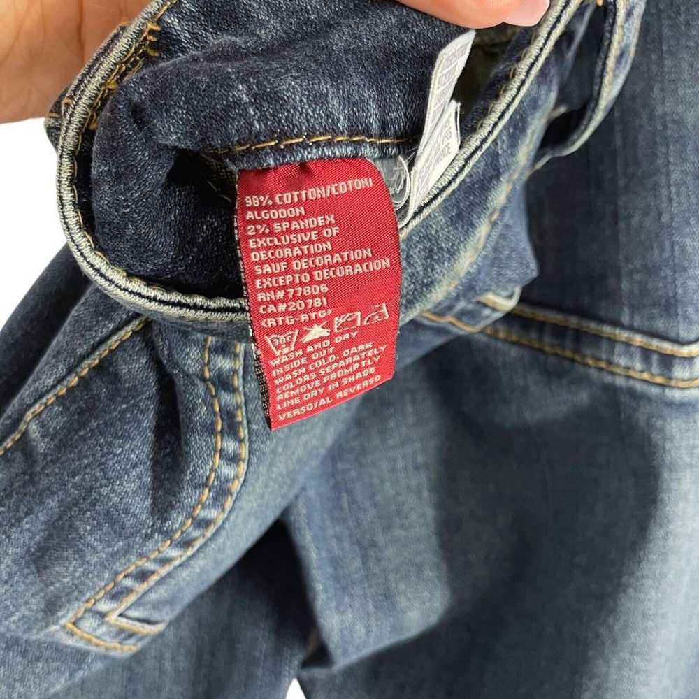 VTG Y2K Tommy Jeans Red Label Premium Denim Mid R… - image 8