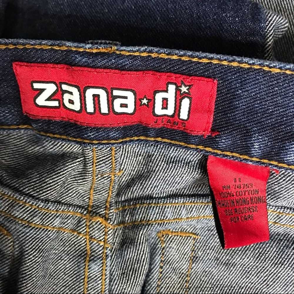 VTG Zana Di patchwork stud flare jeans - image 4