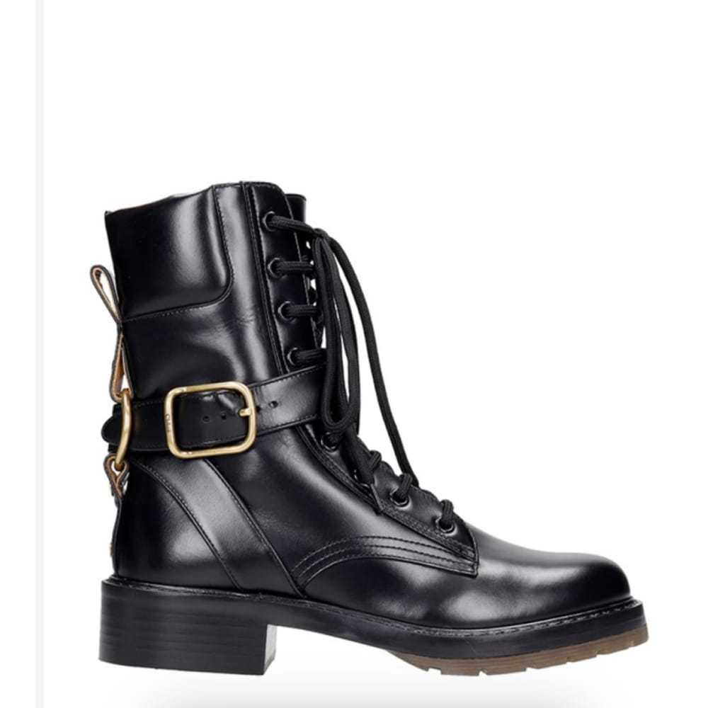 Chloé Leather biker boots - image 3