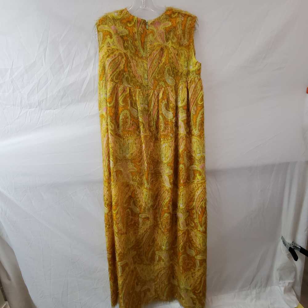 & Other Stories Vintage 60s Paisley Print Yellow … - image 2