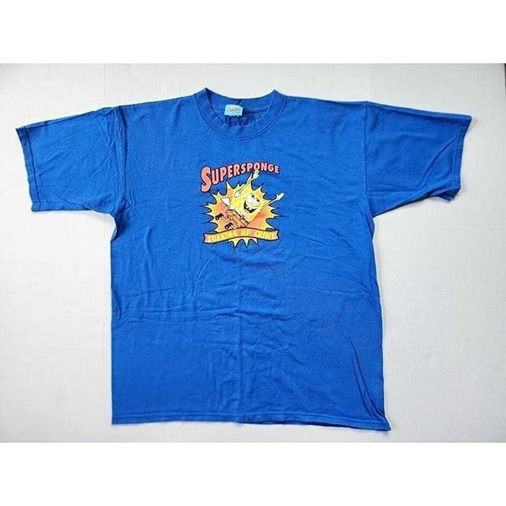 Vintage Spongebob Squarepants Supersponge Shirt M… - image 1