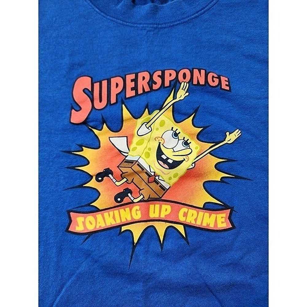 Vintage Spongebob Squarepants Supersponge Shirt M… - image 2