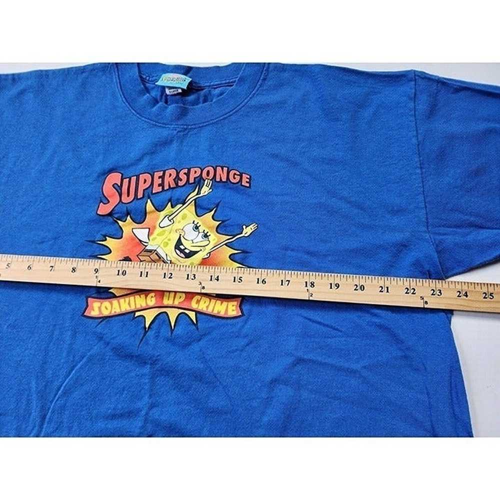 Vintage Spongebob Squarepants Supersponge Shirt M… - image 5