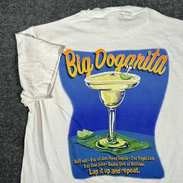 Hanes × Vintage Vintage 90s Big Dogs Margarita T … - image 1