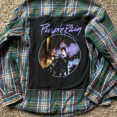 Prince Purple Rain Flannel Shacket - image 1