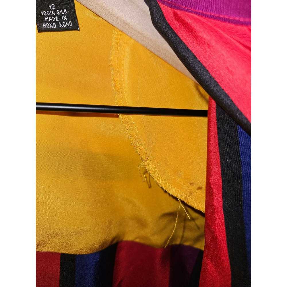 Ellen Tracy Women's Silk Blouse Vintage Size Larg… - image 5
