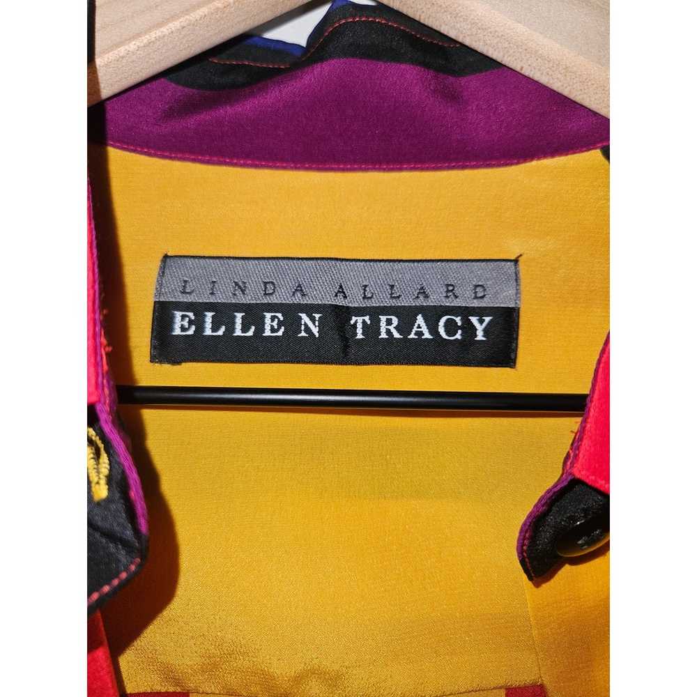Ellen Tracy Women's Silk Blouse Vintage Size Larg… - image 7