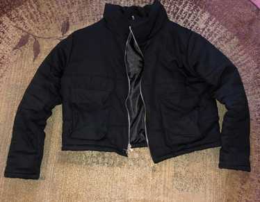 Cropped Puffer II Jacket - Black, mnml