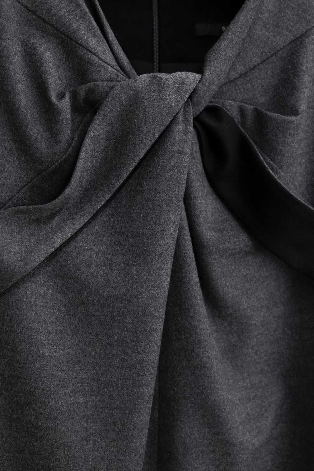 Gucci Gucci Charcoal Sleeveless Wool Shift Dress - image 5