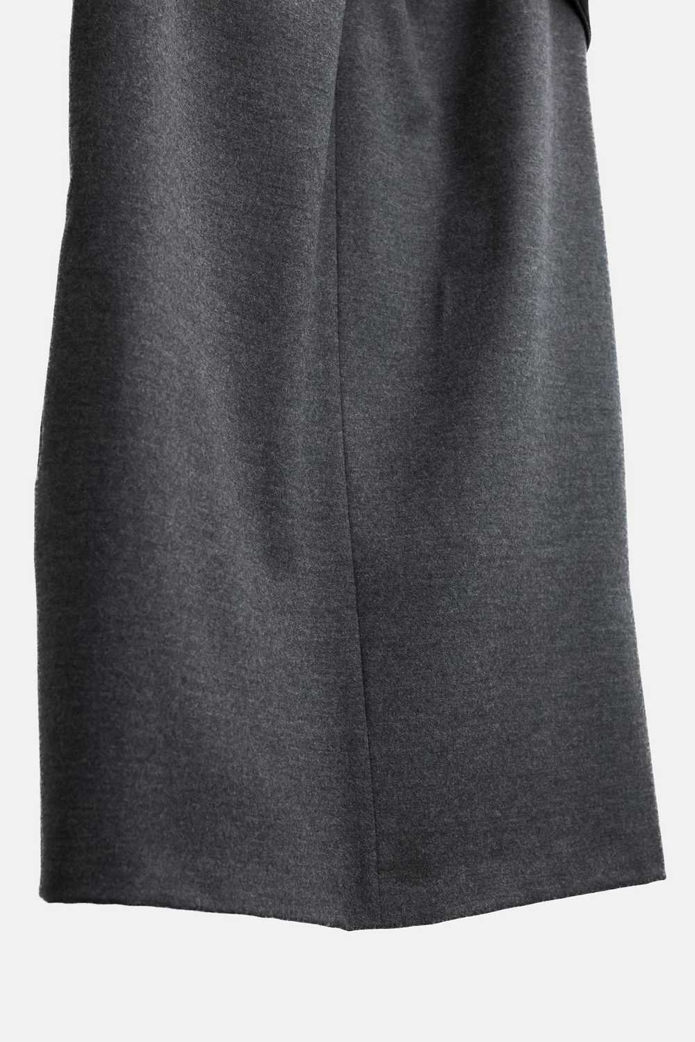 Gucci Gucci Charcoal Sleeveless Wool Shift Dress - image 8