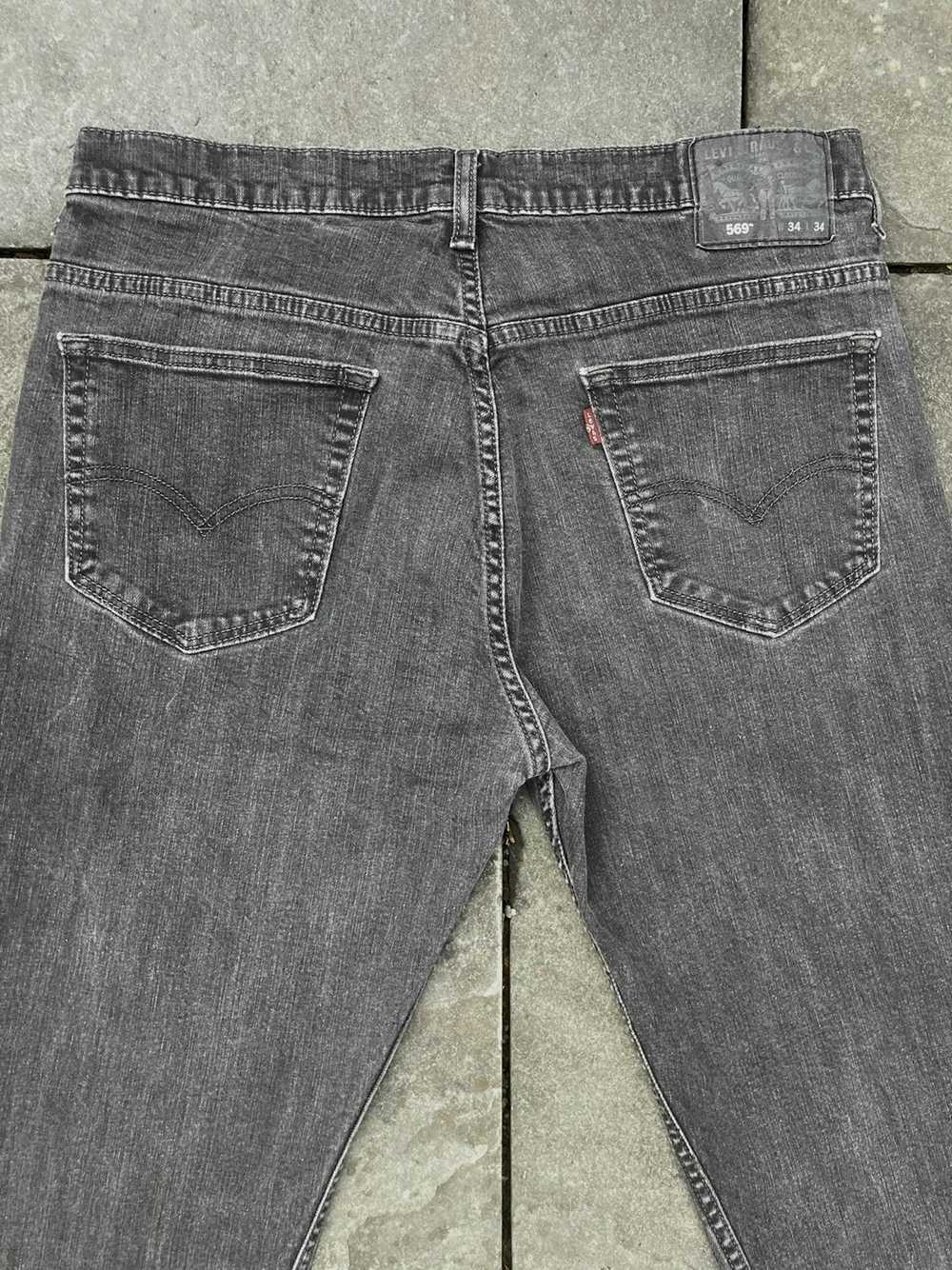 Levi's Levis 569 Grey Wash Denim Jeans - image 6