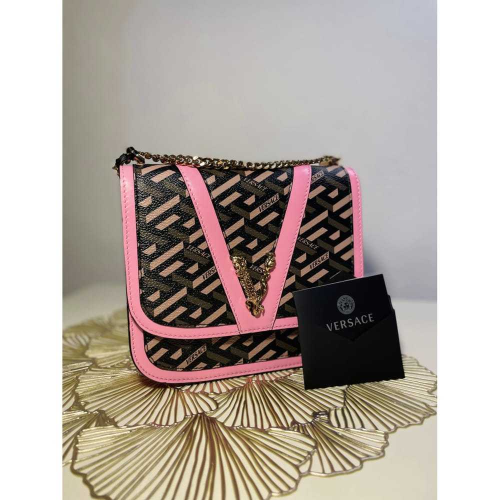 Versace La Medusa leather clutch bag - image 2