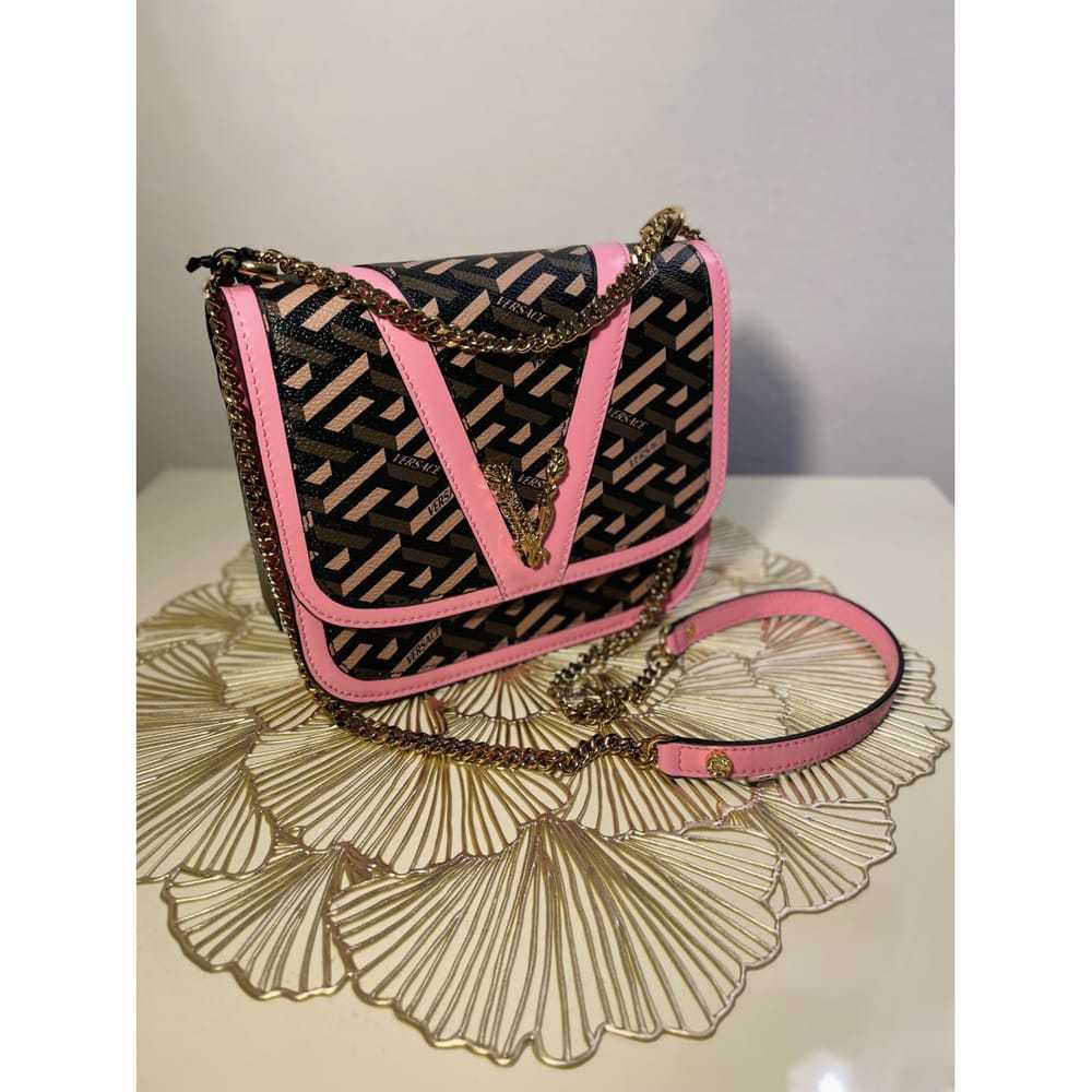 Versace La Medusa leather clutch bag - image 3