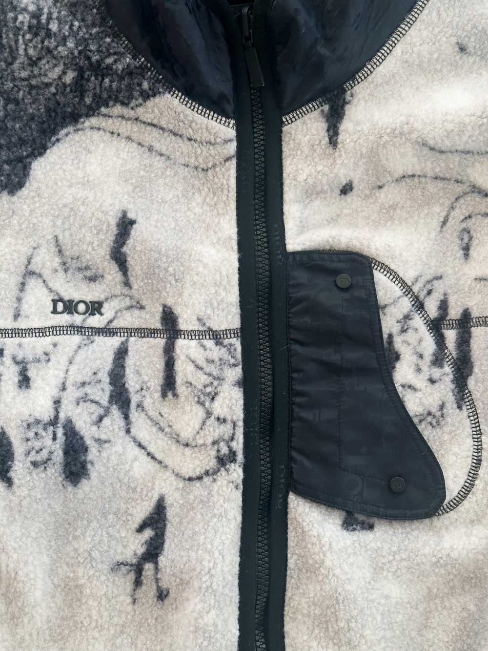Dior Dior Black Oblique Reversible Fleece Jacket - image 5