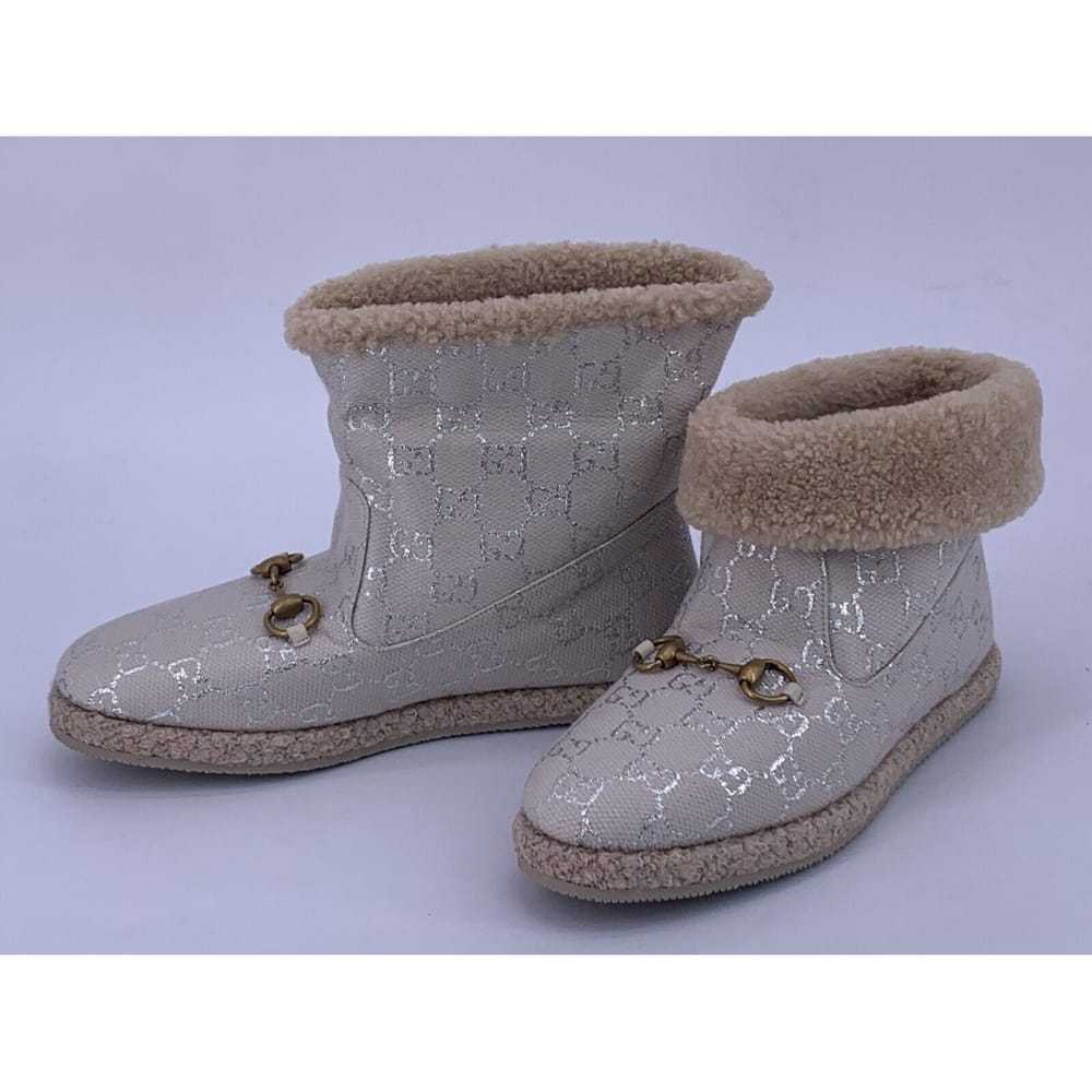 Gucci Tweed snow boots - image 4