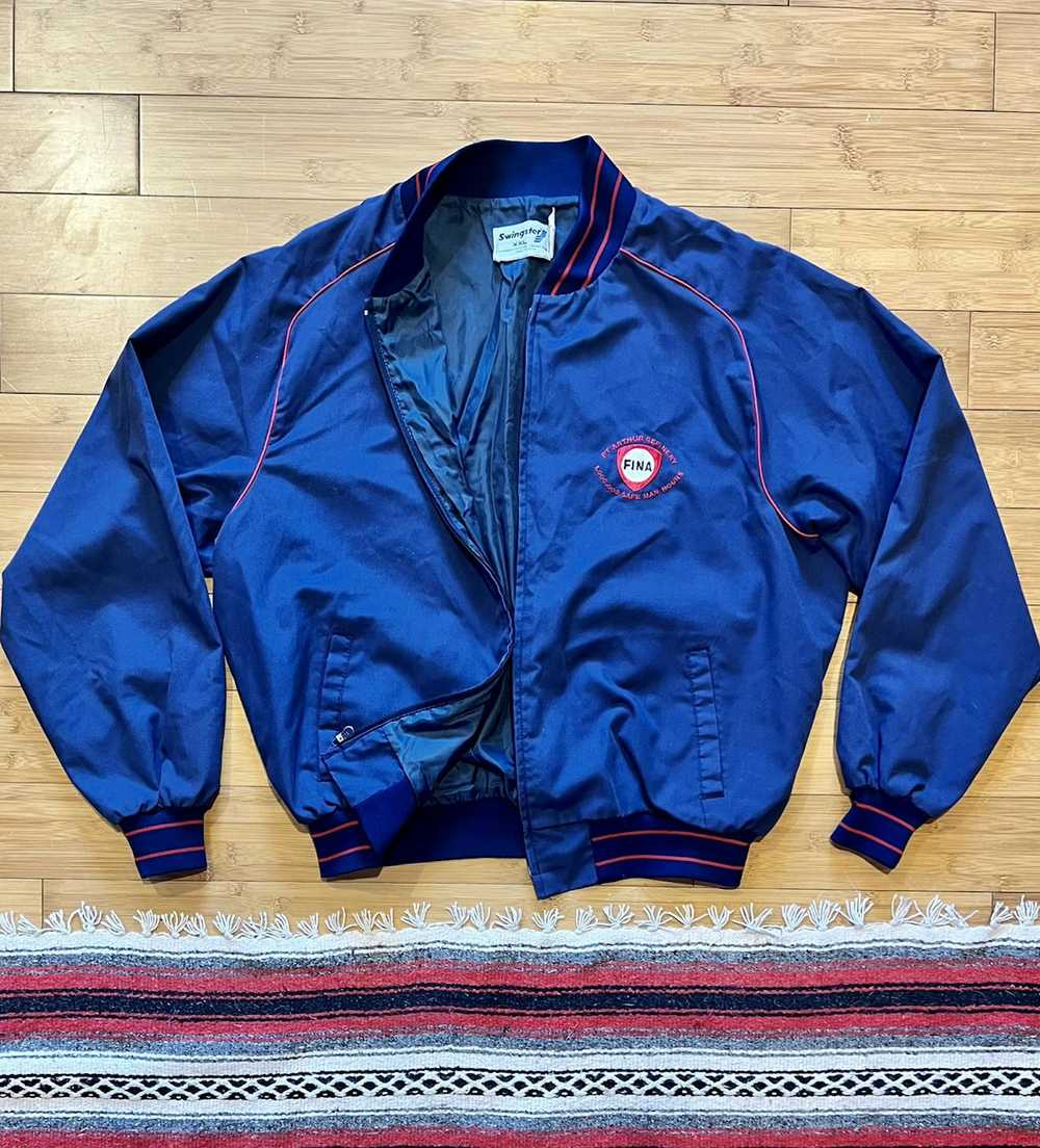 Vintage Vintage 70’s ‘Fina’ Mechanics Jacket - US… - image 1