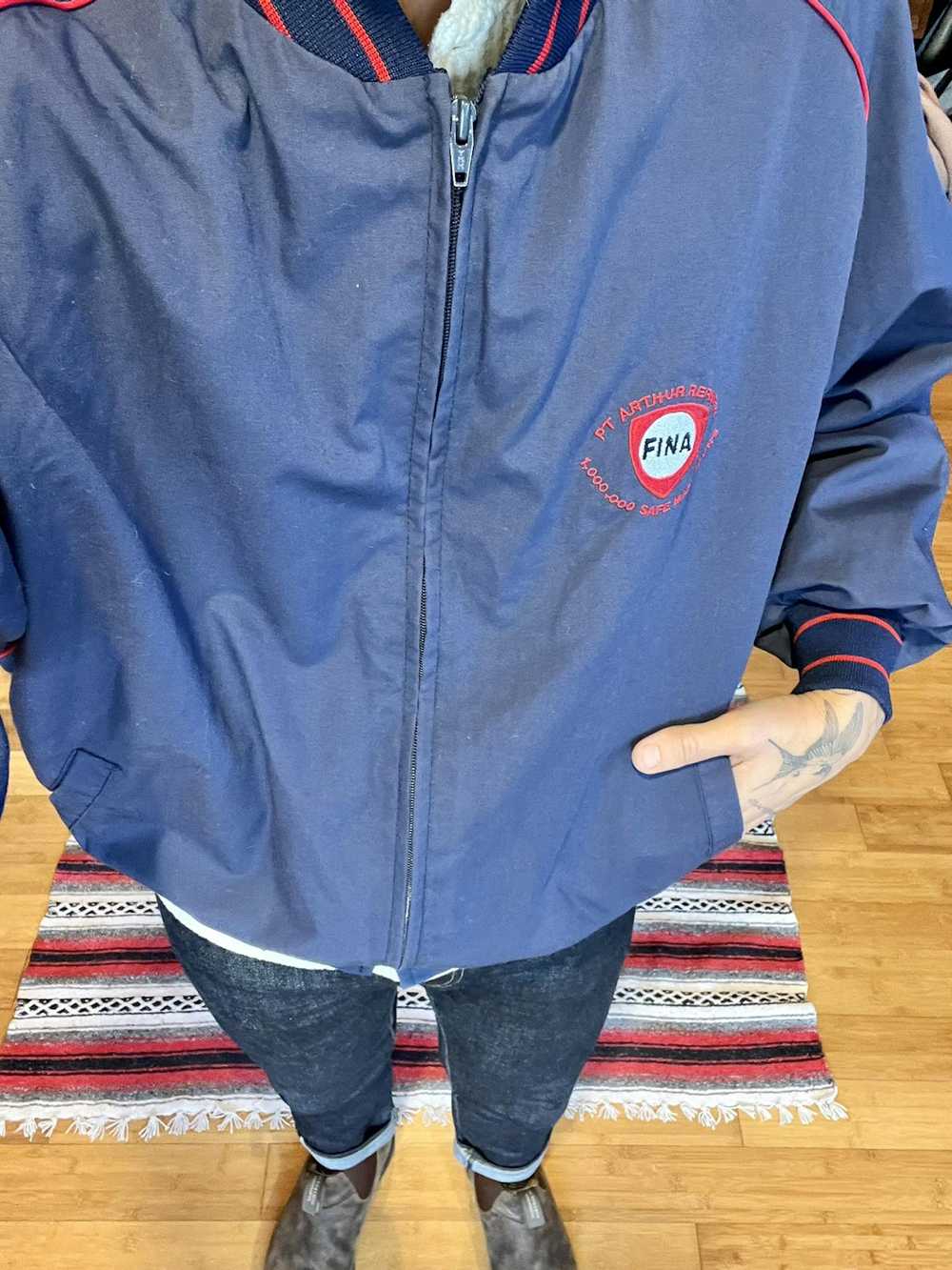 Vintage Vintage 70’s ‘Fina’ Mechanics Jacket - US… - image 6