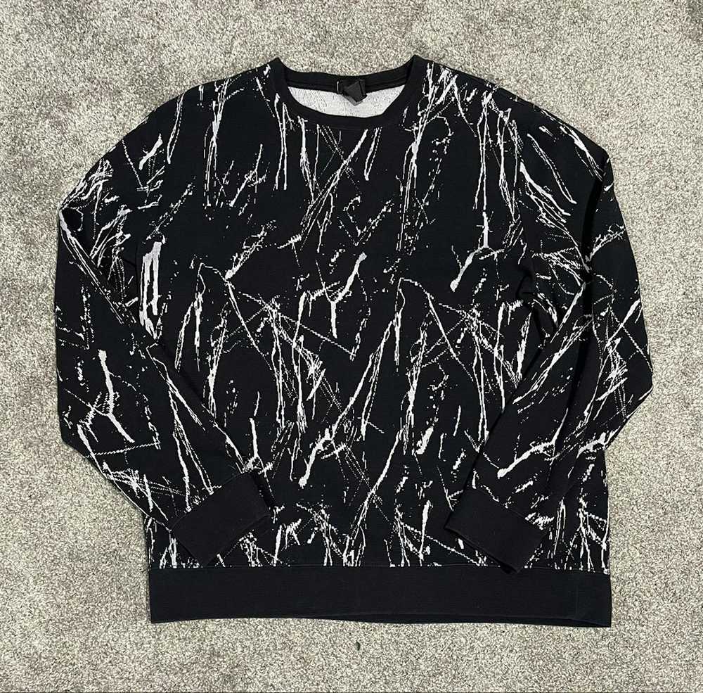 Avant Garde × Streetwear Splatter Knit Crewneck S… - image 1