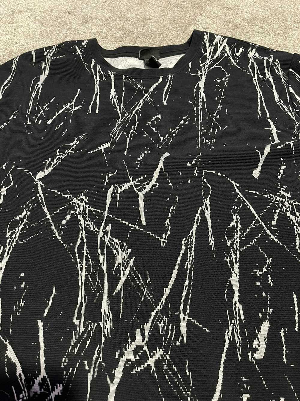 Avant Garde × Streetwear Splatter Knit Crewneck S… - image 2