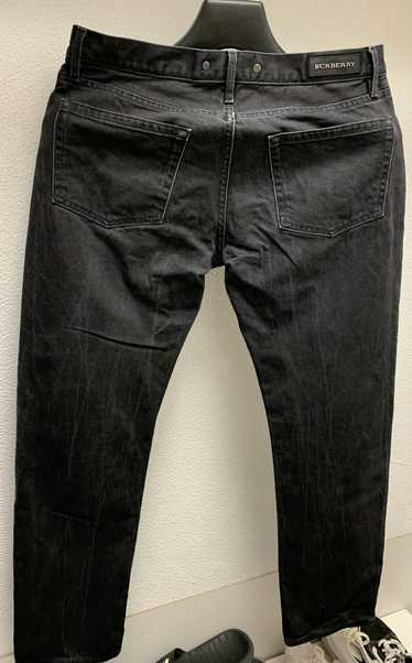 Burberry Burberry London black denim jeans steadma