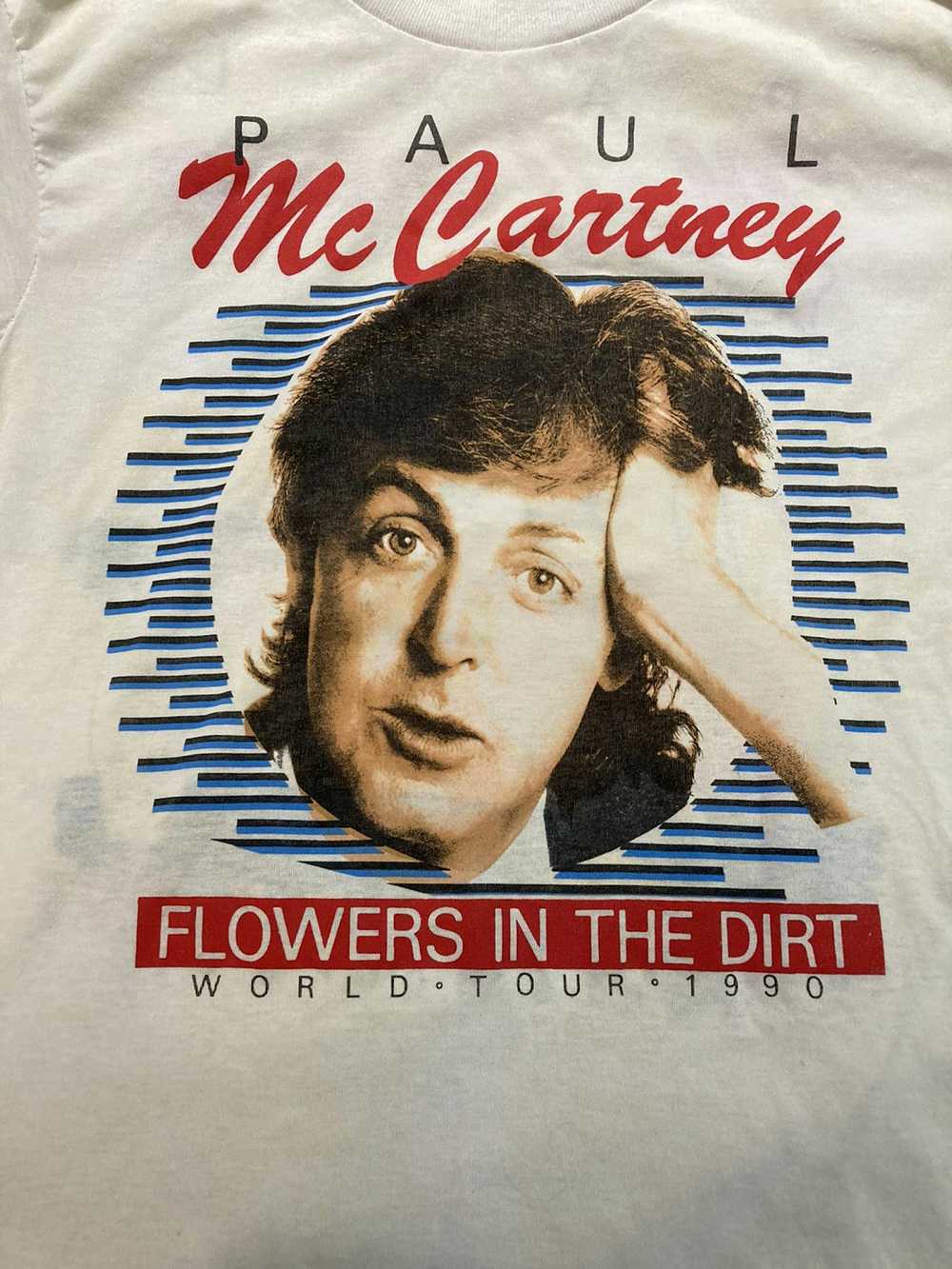Vintage Vintage Paul McCartney T-shirt, 1990 Tour… - image 2