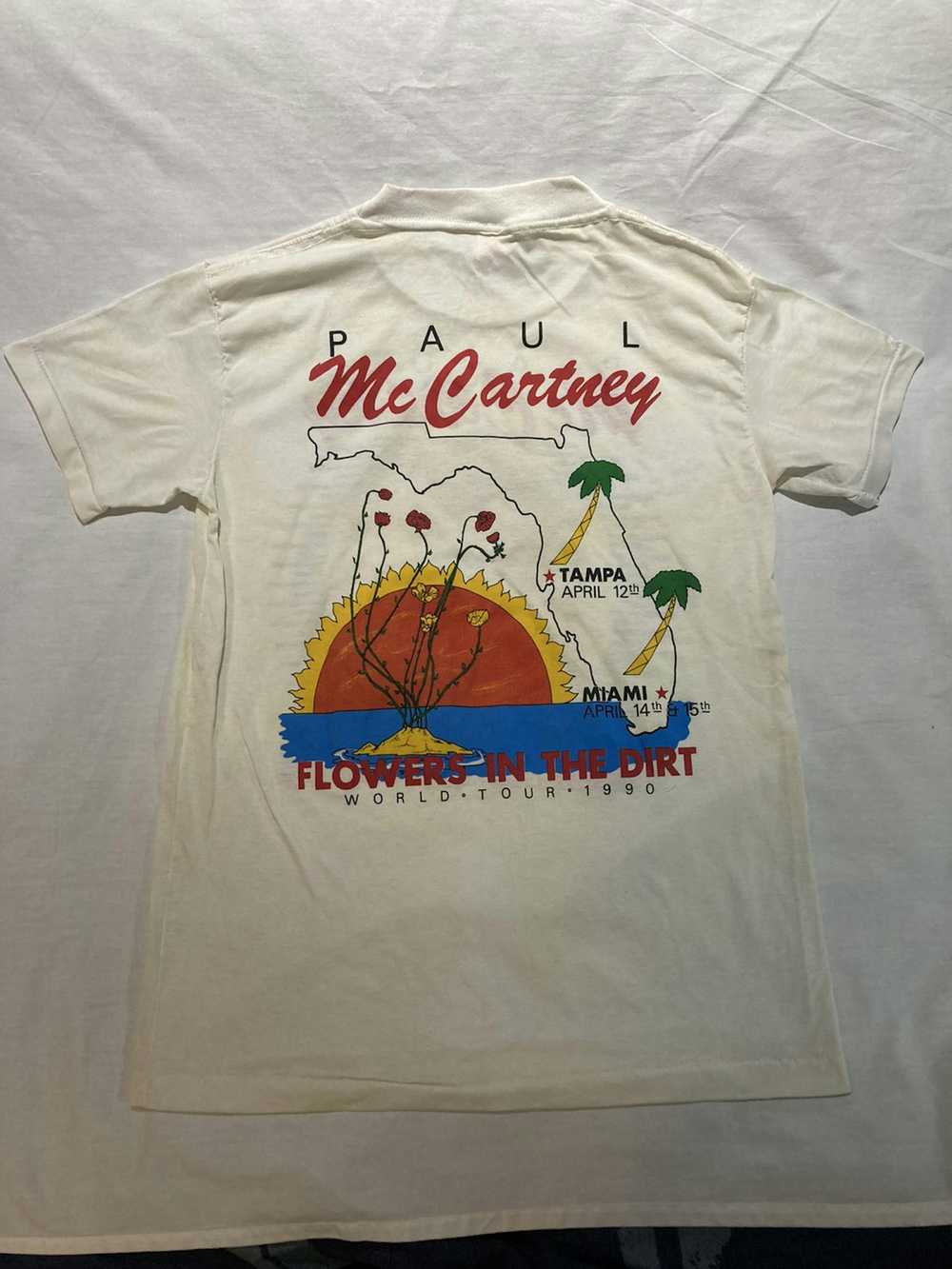 Vintage Vintage Paul McCartney T-shirt, 1990 Tour… - image 4